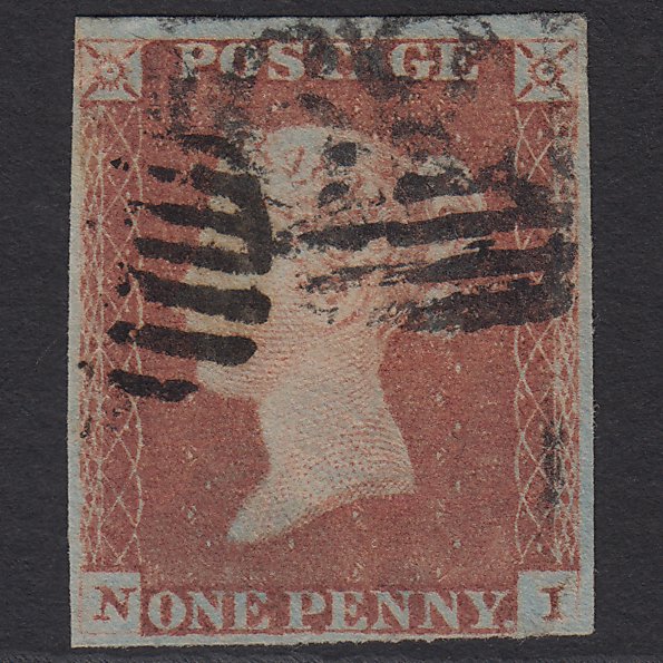 GB QV 1841 1d Red-brown (Plate 78) SG8-B1(1) NI GU 4 Margins