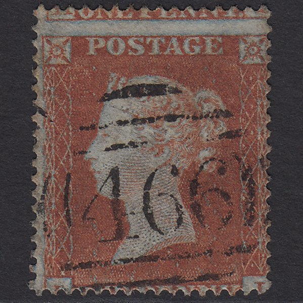 GB QV 1854 1d (Plate 184) SG17-C1(1) II GU Miss Imprimatur Liverpool 466 Spoon