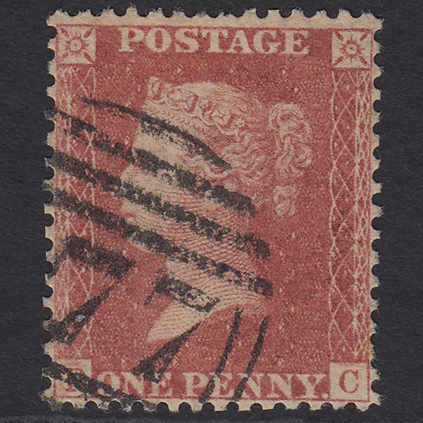 GB QV 1857 1d Rose-red (Plate 41) SG40-C10(1) RC GU