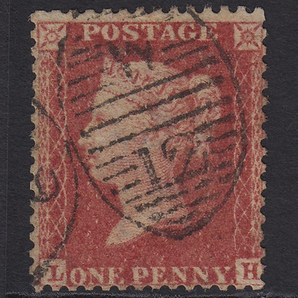 GB QV 1857 1d Rose-red (Plate 34) SG40-C10(1) LH GU London D&S W12