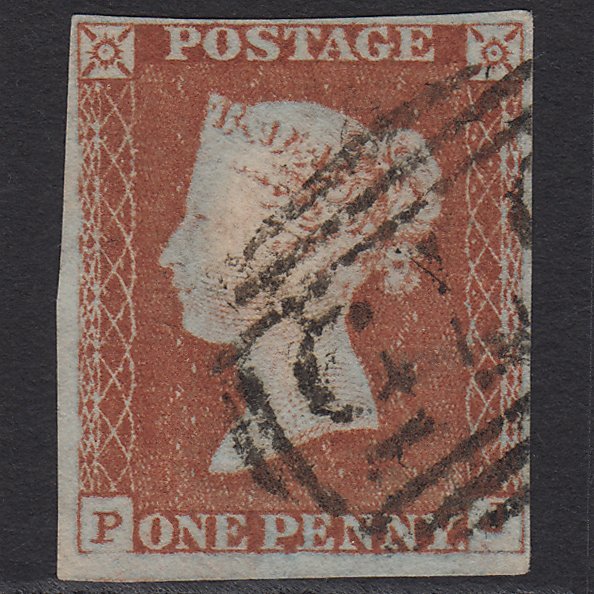GB QV 1841 1d Red-brown (Plate 45) SG8-B1(1) PJ FU 4M Imperf