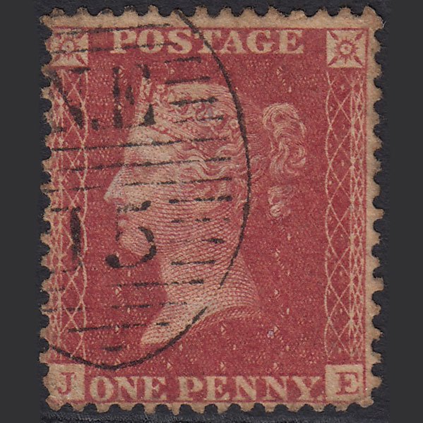 GB QV 1857 1d (Plate 62) SG40-C10(1) Constant Variety JE GU London D&S NE15