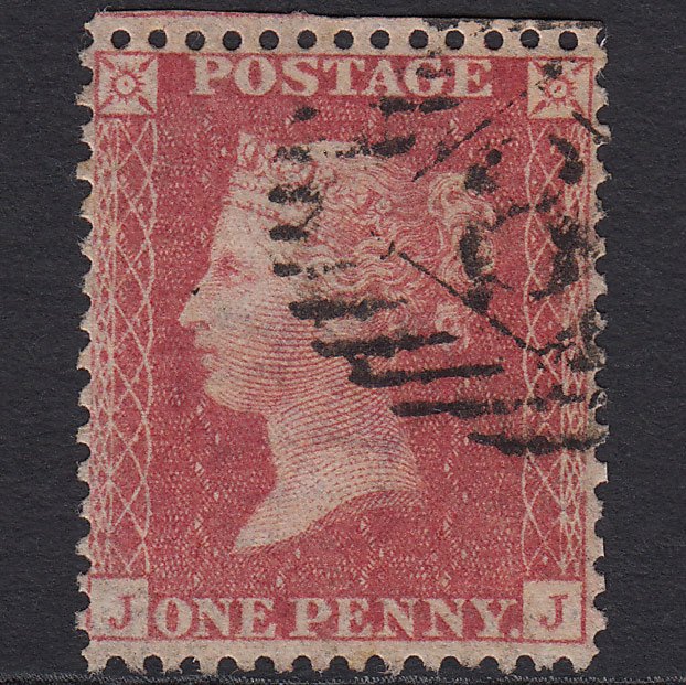 GB QV 1857 1d Rose-red (Plate 46) SG40-C10(1) JJ FU London IS 8