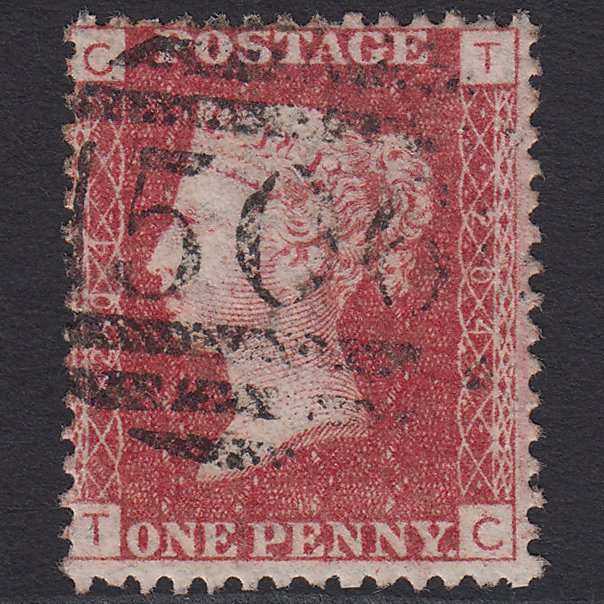 GB QV 1864 1d Lake-red (Plate 204) SG44-G1(2) TC VFU Margate 506