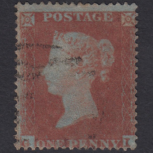 GB QV 1854 1d Red-brown (Plate 188) SG17-C1(1) GI GU Light Cancel