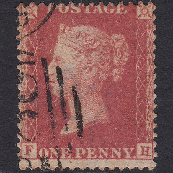GB QV 1857 1d Rose-red (Plate 60) SG40-C10(1) FH FU