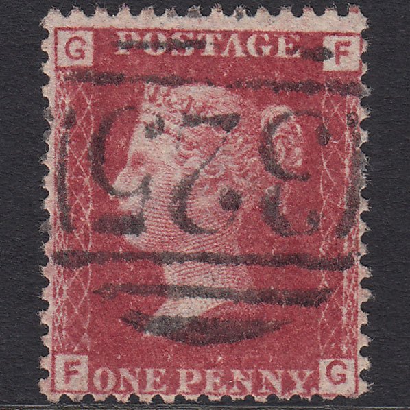 GB QV 1864 1d Lake-red (Plate 73) SG44-G1(2) FG FU GUildford 325