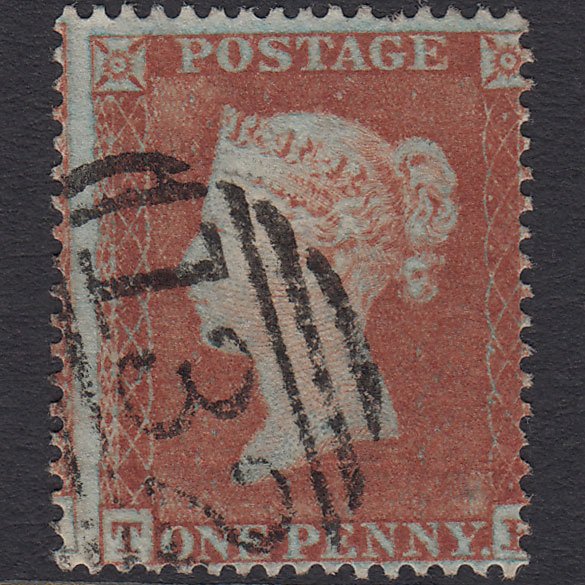 GB QV 1854 1d (Plate 171) SG17-C1(1) TE GU Missing Imprimatur Brighton 132