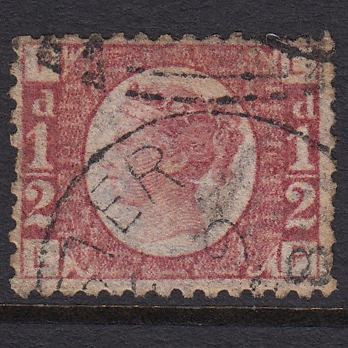GB QV 1870 1/2d Rose-red (Plate 19) SG48-G4 LP GU CDS Cancel