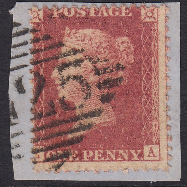 GB QV 1861 1d (Plate 51) SG42-C12(3) EA FU Tandragee (tanderagee) 425 on Piece