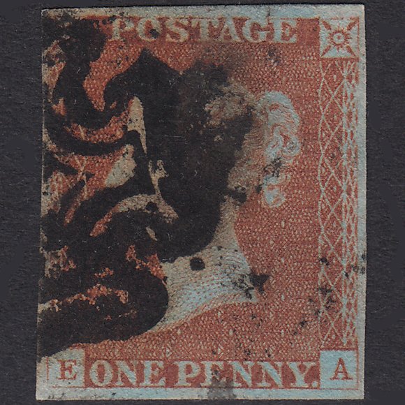 GB QV 1841 1d Red-Brown Plate 23 SG8-B1(1) EA GU Missing Imprimatur MX