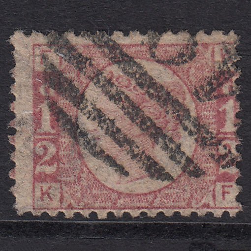 GB QV 1870 1/2d Rose Plate 15 SG49-G4 KF GU
