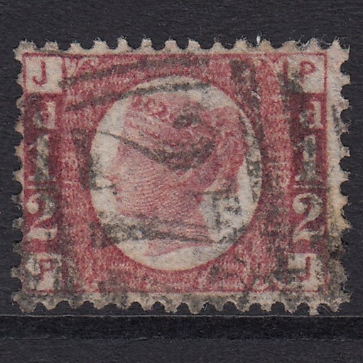 GB QV 1870 1/2d Rose-Red Plate 13 SG48-G4 PJ FU East Grinstead 272