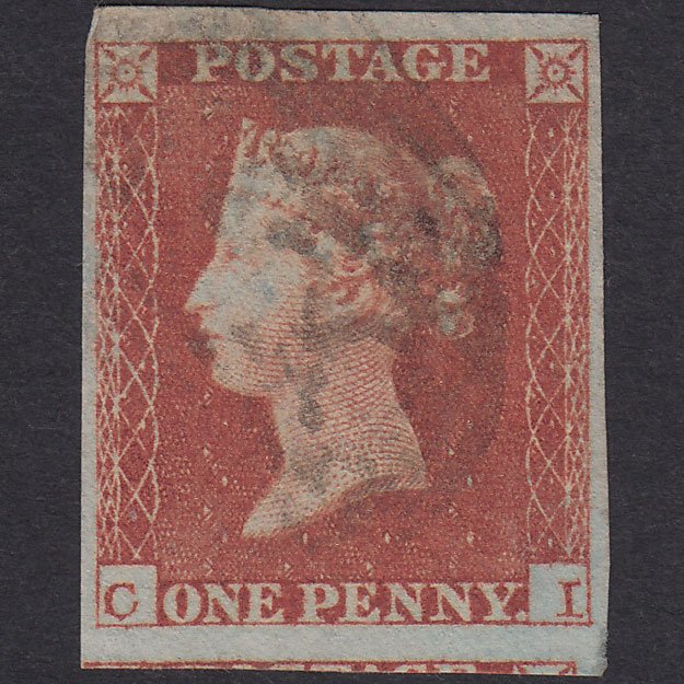 GB QV 1841 1d Pl 161 SG8-B2(1) CI FU 4 Good To Huge Margins Light Cancel