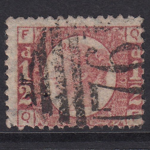 GB QV 1870 1/2d Rose-Red Plate 20 SG48-G4 QF GU Sunderland 761