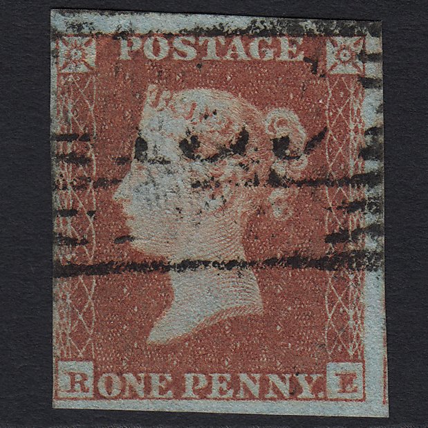 GB QV 1841 1d Red-brown (Plate 119) SG8-B1(1) RE FU in Scotland 4 Margins