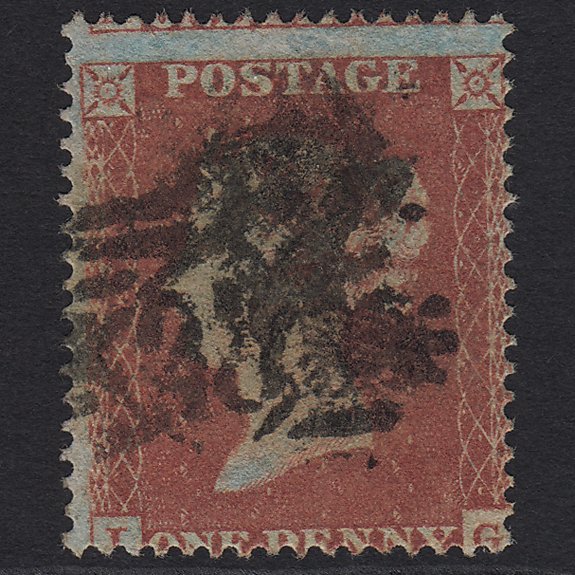 GB QV 1854 1d Red-brown (Plate 178) SG17-C1(1) IG GU Misperf