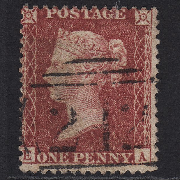 GB QV 1857 1d Rose-red (Plate 46) SG40-C10(1) EA FU Coleford 212