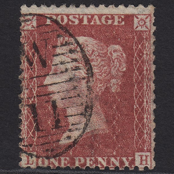 GB QV 1857 1d Rose-red (Plate 27) SG40-C10(1) LH GU London D&S W11