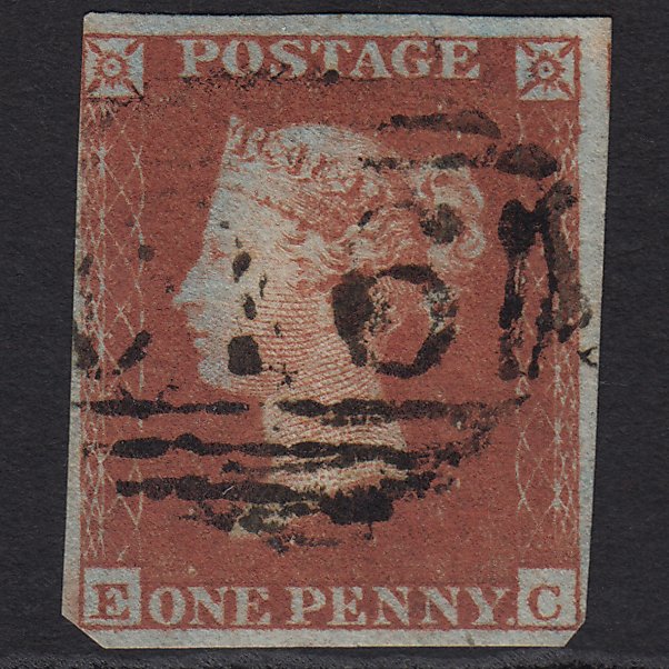 GB QV 1841 1d Red-brown (Plate 150) SG8-B2(1) EC FU nr 4 Margins