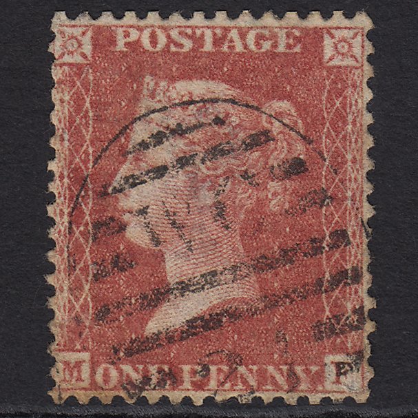 GB QV 1857 1d (Plate 44) SG40-C10(1) MF GU London D&S WC21 Well Centred