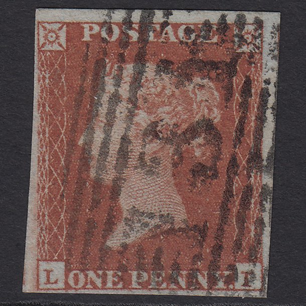 GB QV 1841 1d Red-brown (Plate 130) SG8-B2(1) LI FU Edinburgh 131