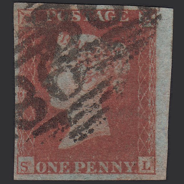 GB QV 1841 1d (Plate 106) SG8-B1(1) SL GU 4 Good to Huge Margins Marginal