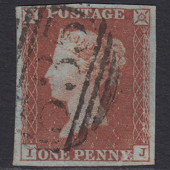 GB QV 1841 1d (Plate 92) SG8-B1(1) Const Var IJ FU 4M Stow-on-the-wold 535