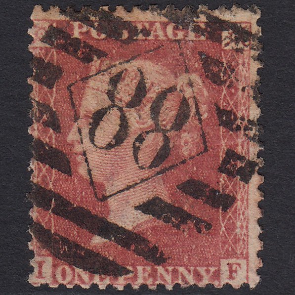 GB QV 1857 1d Rose-red (Plate 60) SG40-C10(1) IF GU London D&S 88