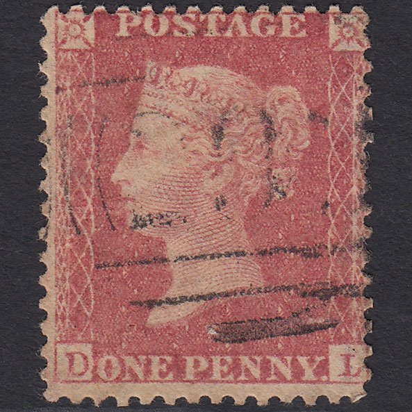 GB QV 1857 1d Rose-red (Plate 42) SG40-C10(1) DL GU