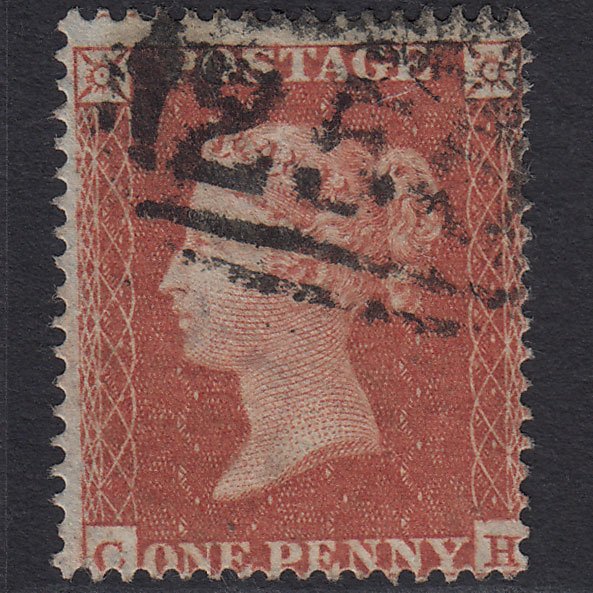GB QV 1854 1d Red-brown (Plate 175) SG17-C1(1) CH FU