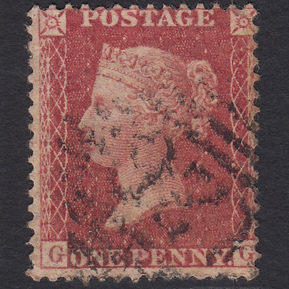 GB QV 1857 1d Rose-red (Plate 36) SG40-C10(1) GG GU Cavan 126