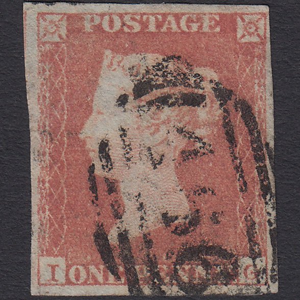 GB QV 1841 1d Red-brown (Plate 152) SG8-B2(1) IG GU 4 Margins Liverpool 466