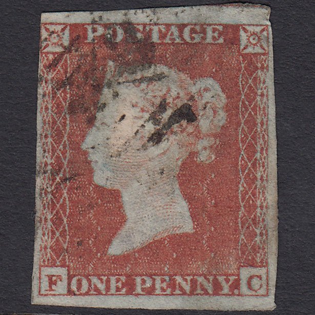 GB QV 1841 1d Red-brown (Plate 147) SG8-B2(1) FC GU nr 4M London IS Cancel