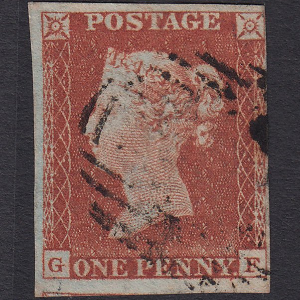 GB QV 1841 1d Red-brown (Plate 52) SG8-B1(1) GF GU 4 Margins