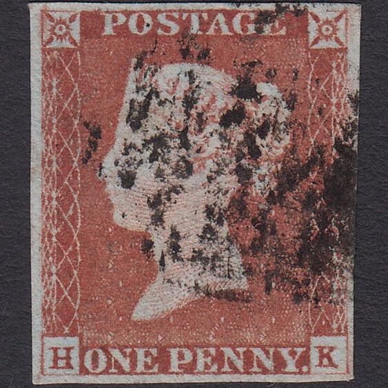 GB QV 1841 1d Red-brown (Plate 65) SG8-B1(1) HK GU Missing Imprimatur 4M