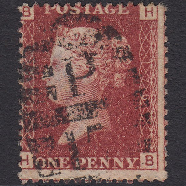 GB QV 1864 1d Lake-red (Plate 176) SG44-G1(2) HB FU London D&S P15