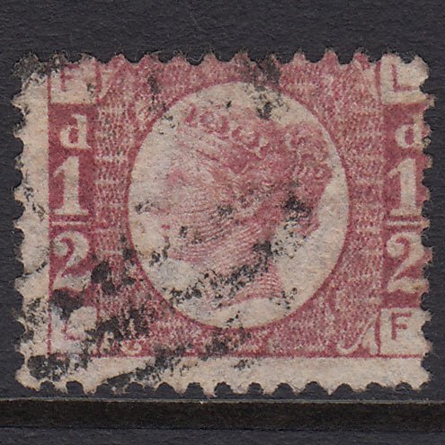 GB QV 1870 1/2d Rose (Plate 5) SG49-G4 LF GU