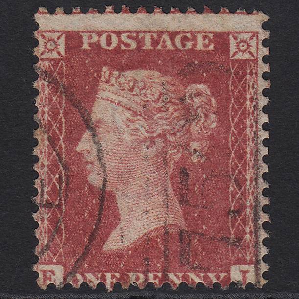 GB QV 1857 1d Rose-red (Plate 27) SG40-C10(1) EI GU