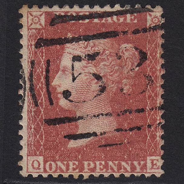 GB QV 1857 1d Rose-red (Plate 41) SG40-C10(1) QE GU Bath 53