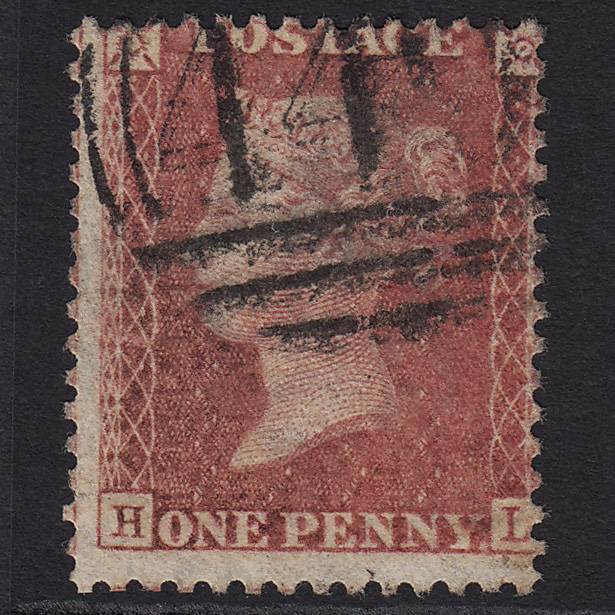 GB QV 1857 1d Rose-red (Plate 59) SG40-C10(1) HL GU Missing Imprimatur