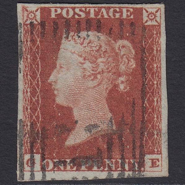 GB QV 1841 1d Red-brown Pl 81 SG8-B1(1) GE VFU 4 Good Margins Scotland