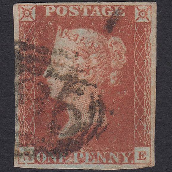 GB QV 1841 1d Red-brown (Plate 68) SG8-B1(1) SE GU Missing Imprimatur 4M
