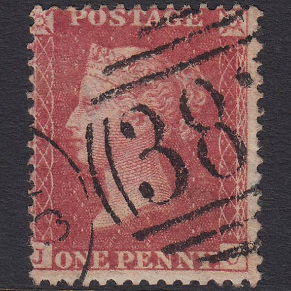 GB QV 1857 1d Rose-red (Plate 58) SG40-C10(1) JC GU Hull 383