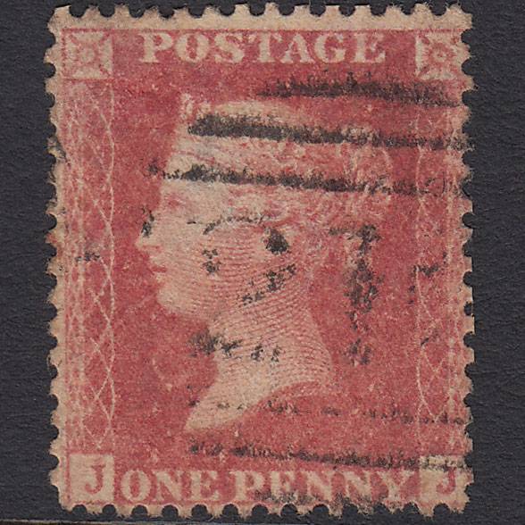 GB QV 1857 1d Rose-red (Plate 34) SG40-C10(1) JJ GU