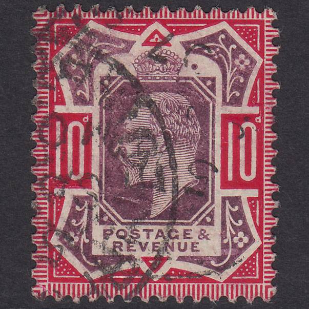 GB KE7 1906 10d Slate-Purple & Carmine SG255-M43(2) GU CDS