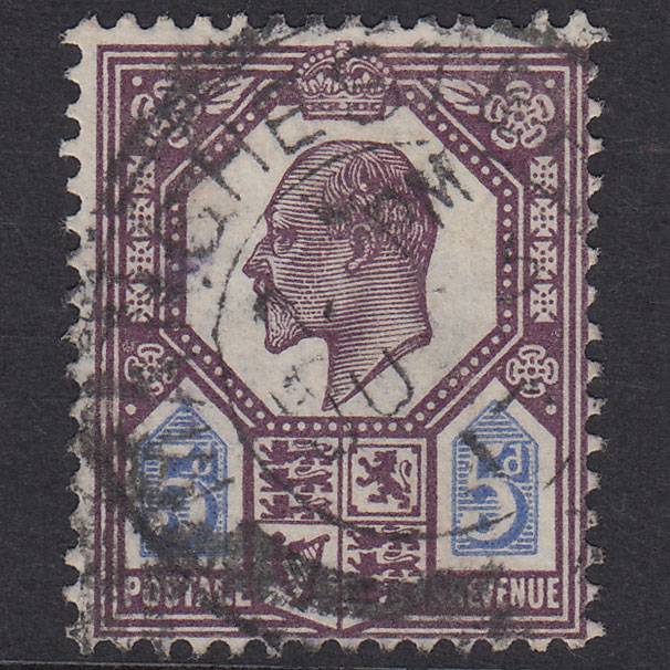 GB KE7 1906 5d Slate-Purple & Ultramarine SG243A-M29(2) FU CDS