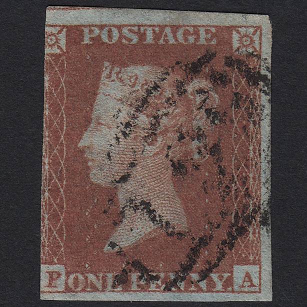 GB QV 1841 1d Red-brown (Plate 150) SG8-B2(1) PA GU