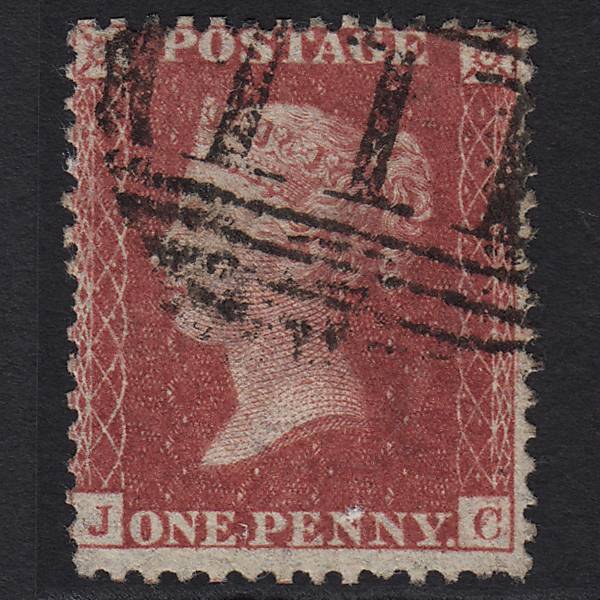 GB QV 1857 1d Rose-red (Plate 56) SG40-C10(1) JC FU Bingley 111