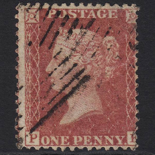 GB QV 1857 1d Rose-red (Plate 34) SG40-C10(1) GU